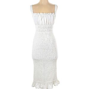 Finders Keepers white midi dress